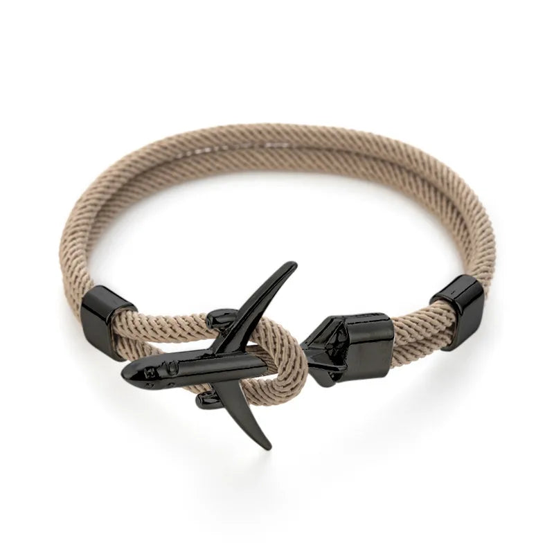 Khaki Rope Black Buckle