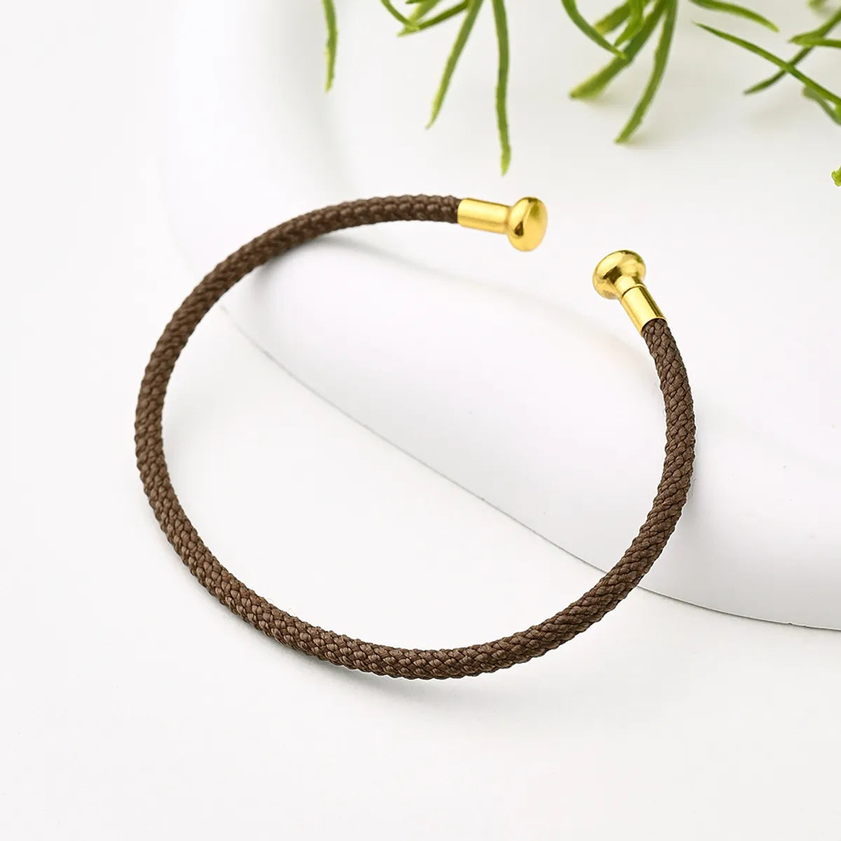 Adjustable Bracelet (Light Brown)